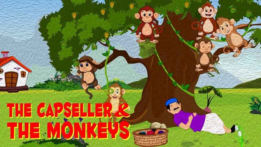 Cap Seller and Monkey Short Story in Hindi