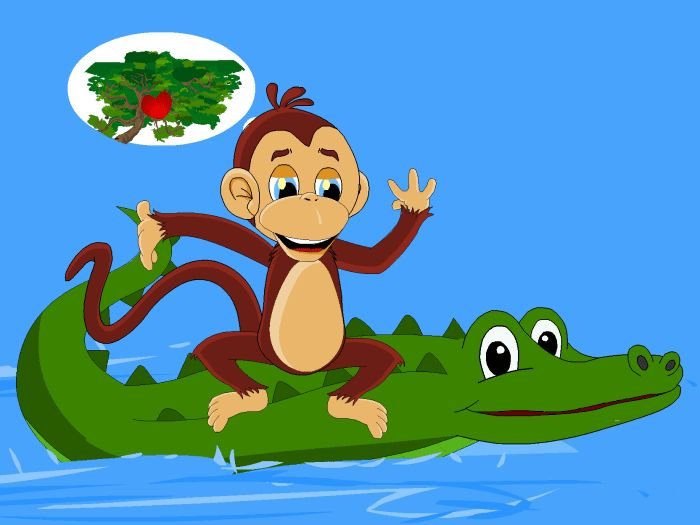 Monkey and crocodile short moral story in Hindi | बंदर और मगरमच्छ की कहानी